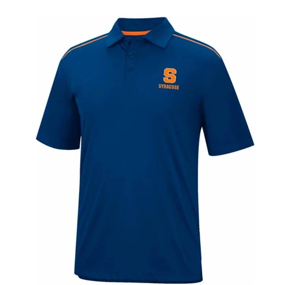 New Syracuse‎ NCAA Mens Small Polo Shirt Navy Blue NCAA College